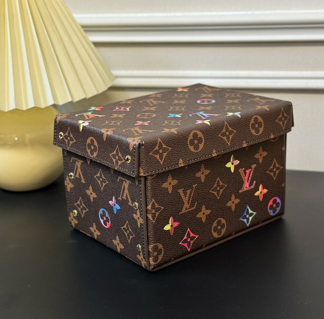 Bagsaaa L0vis Vvtt0n Monogram Box Colorful - 20*14*13CM