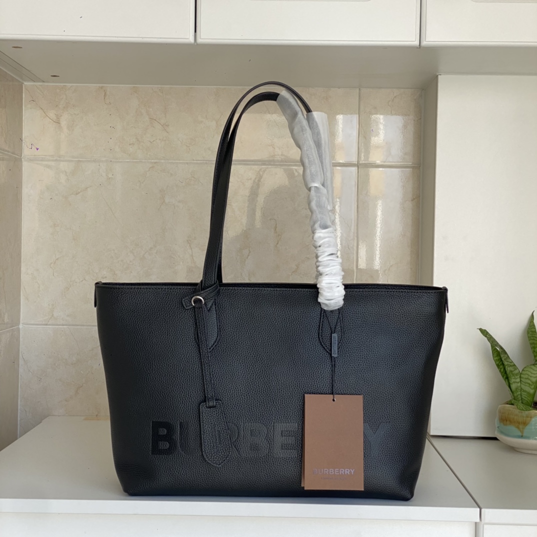 Bagsaaa Bv*b*rry Black Shoulder Tote - 35*12*25cm