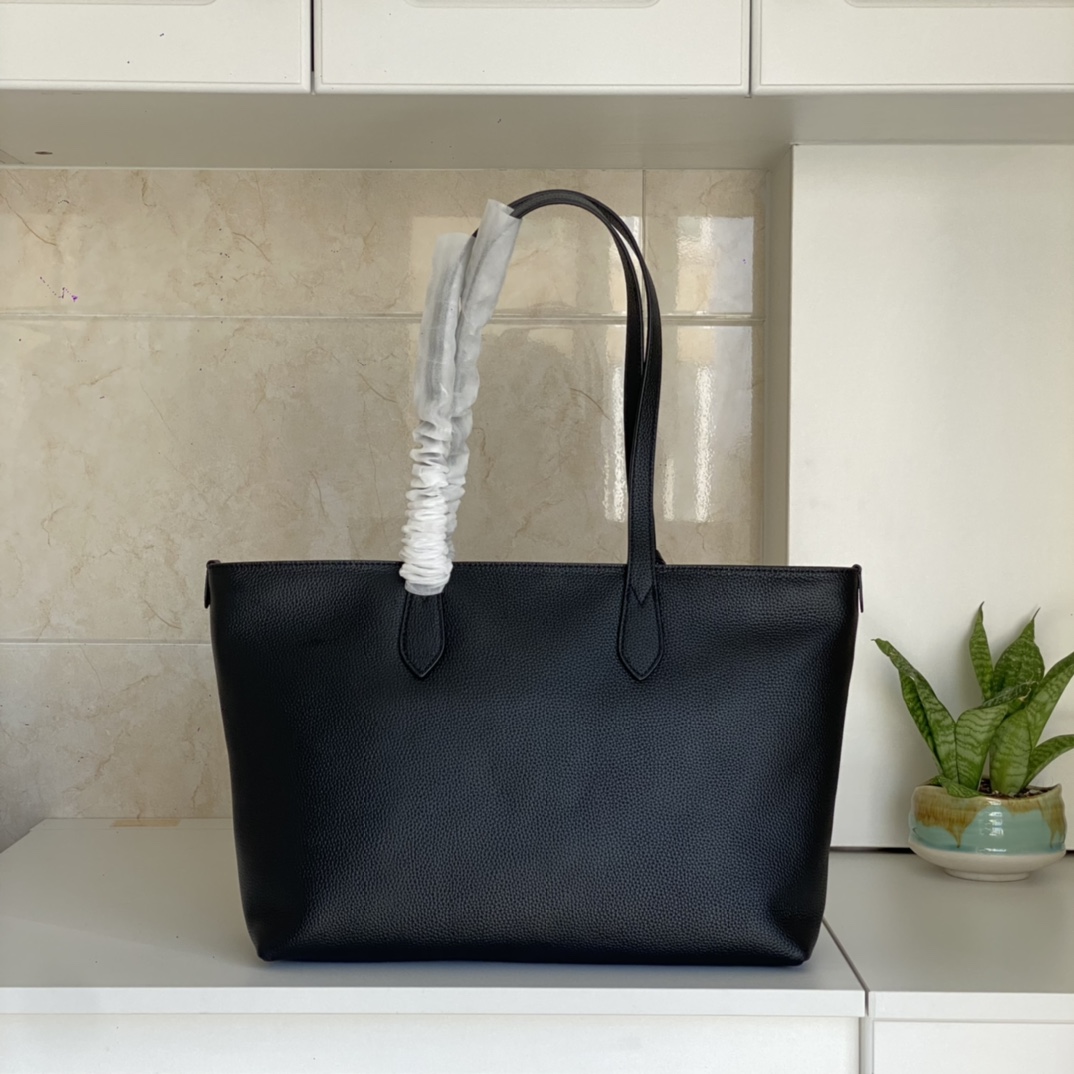 Bagsaaa Bv*b*rry Black Shoulder Tote - 35*12*25cm
