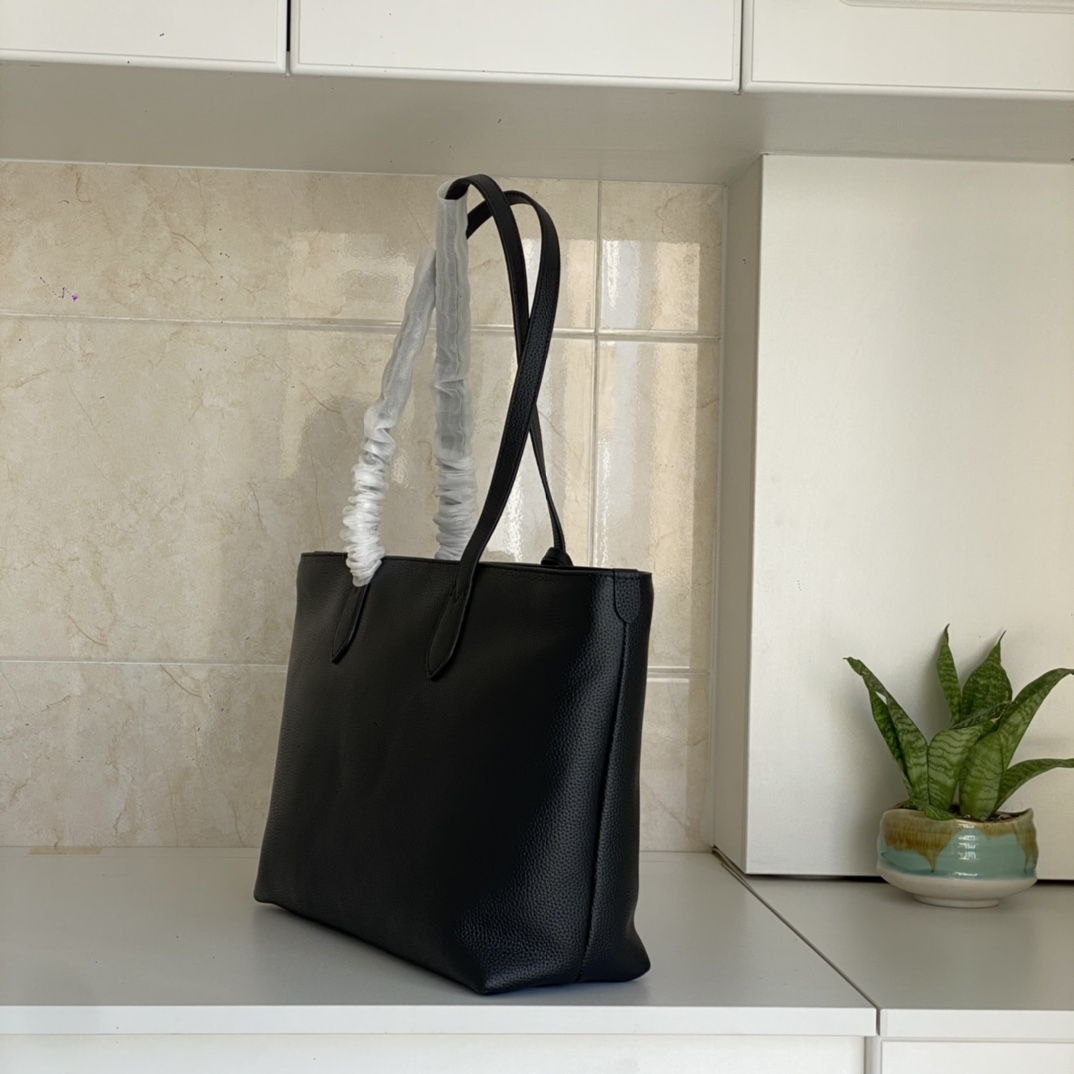 Bagsaaa Bv*b*rry Black Shoulder Tote - 35*12*25cm