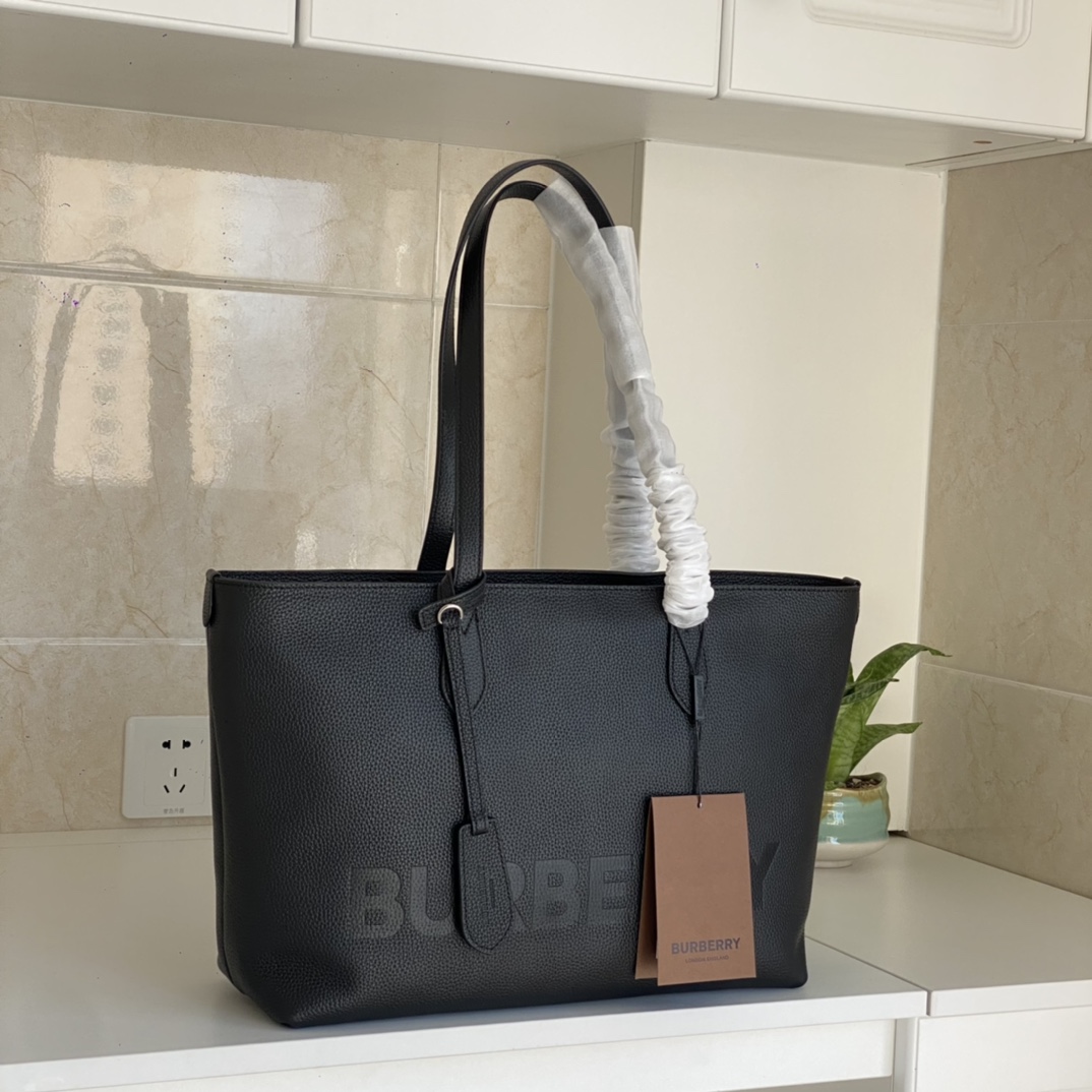 Bagsaaa Bv*b*rry Black Shoulder Tote - 35*12*25cm