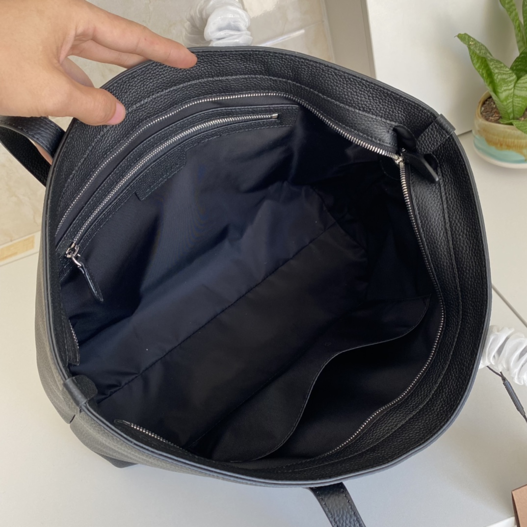 Bagsaaa Bv*b*rry Black Shoulder Tote - 35*12*25cm