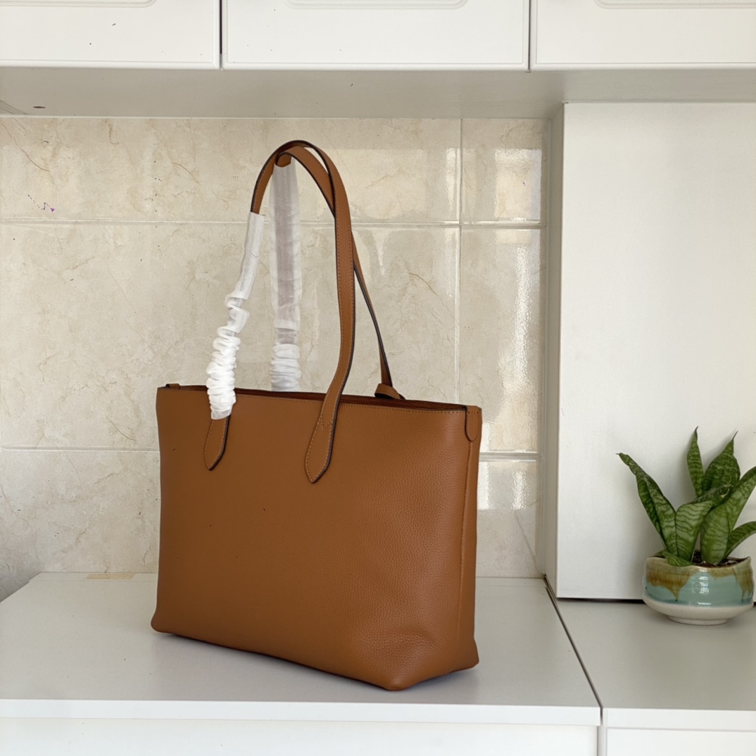 Bagsaaa Bv*b*rry Brown Shoulder Tote - 35*12*25cm