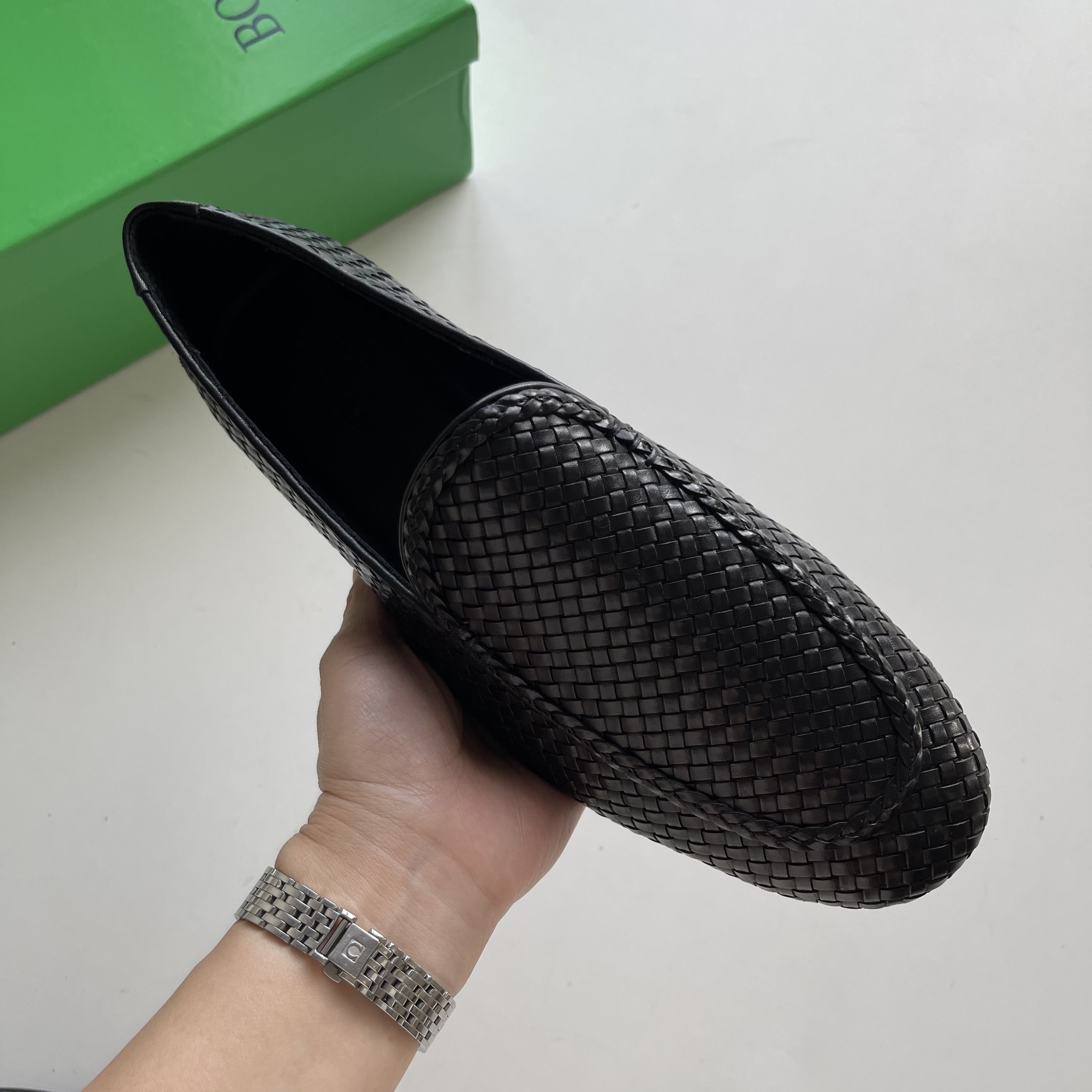 Bagsaaa B0tt*ga Ven*ta Black Loafers