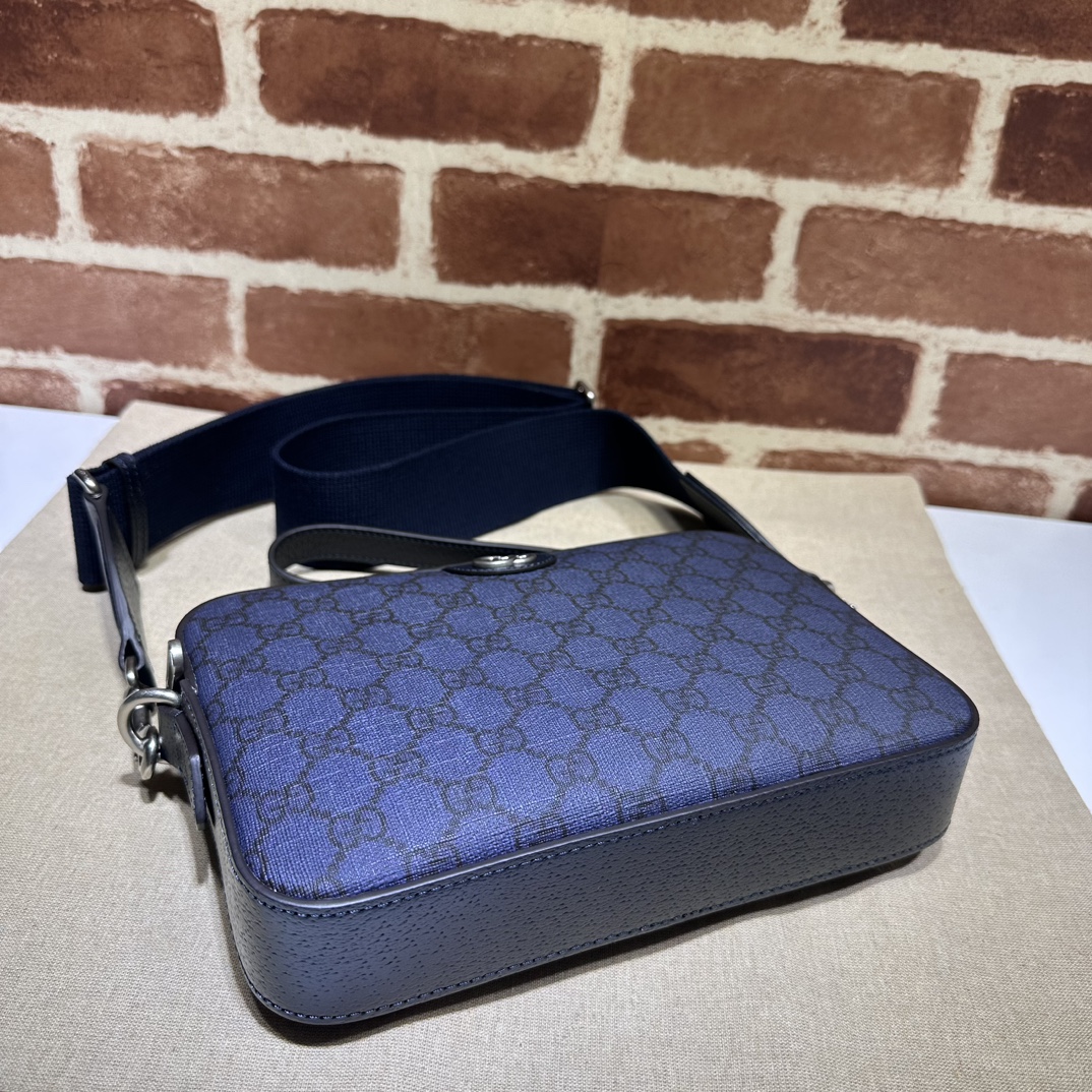 Bagsaaa Gvc*1 Ophidia Crossbody Bag Blue - 23.5*16*4.5CM