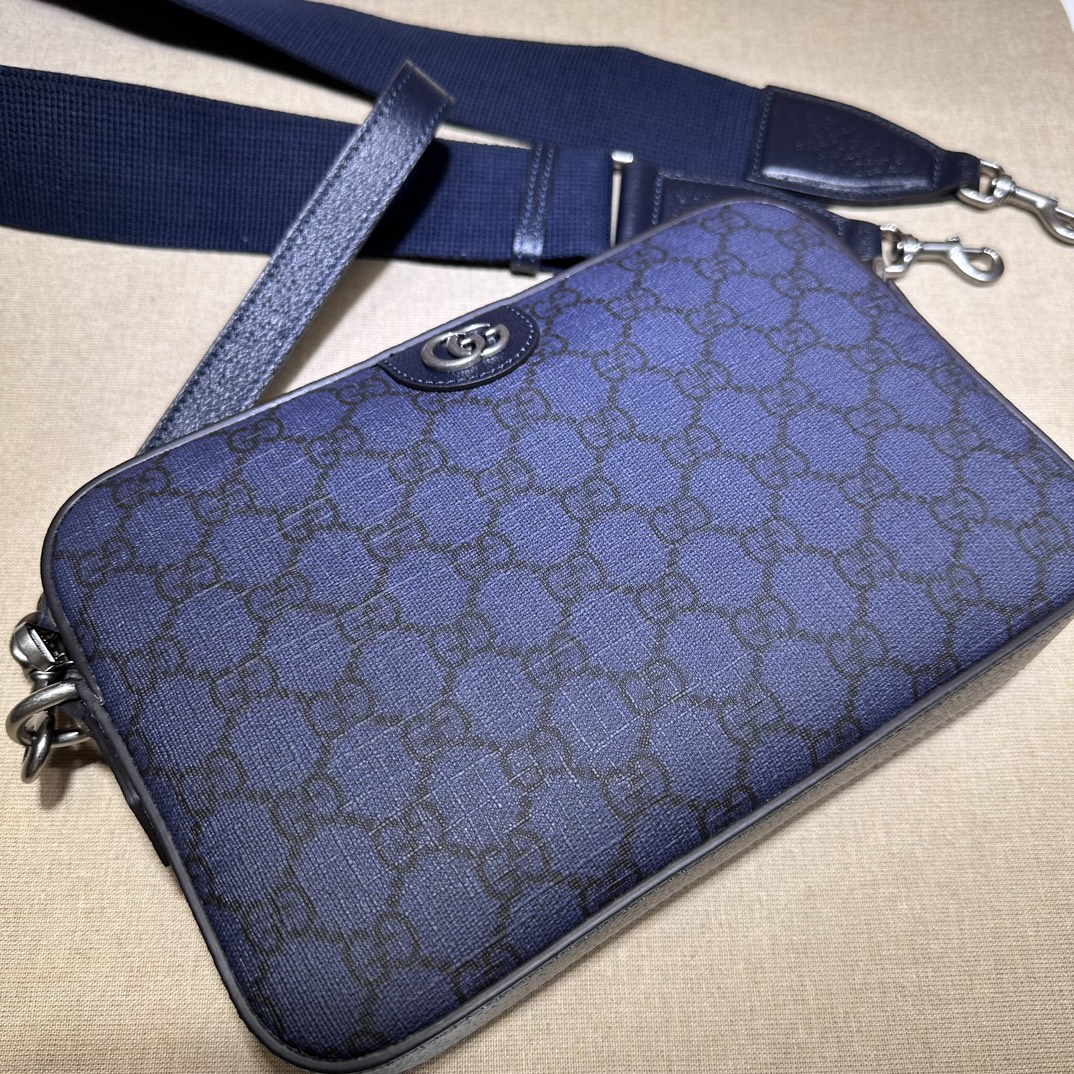 Bagsaaa Gvc*1 Ophidia Crossbody Bag Blue - 23.5*16*4.5CM