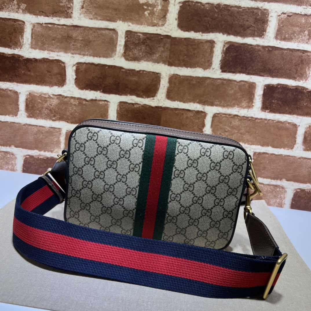 Bagsaaa Gvc*1 Ophidia Crossbody Bag Beige - 23.5*16*4.5CM