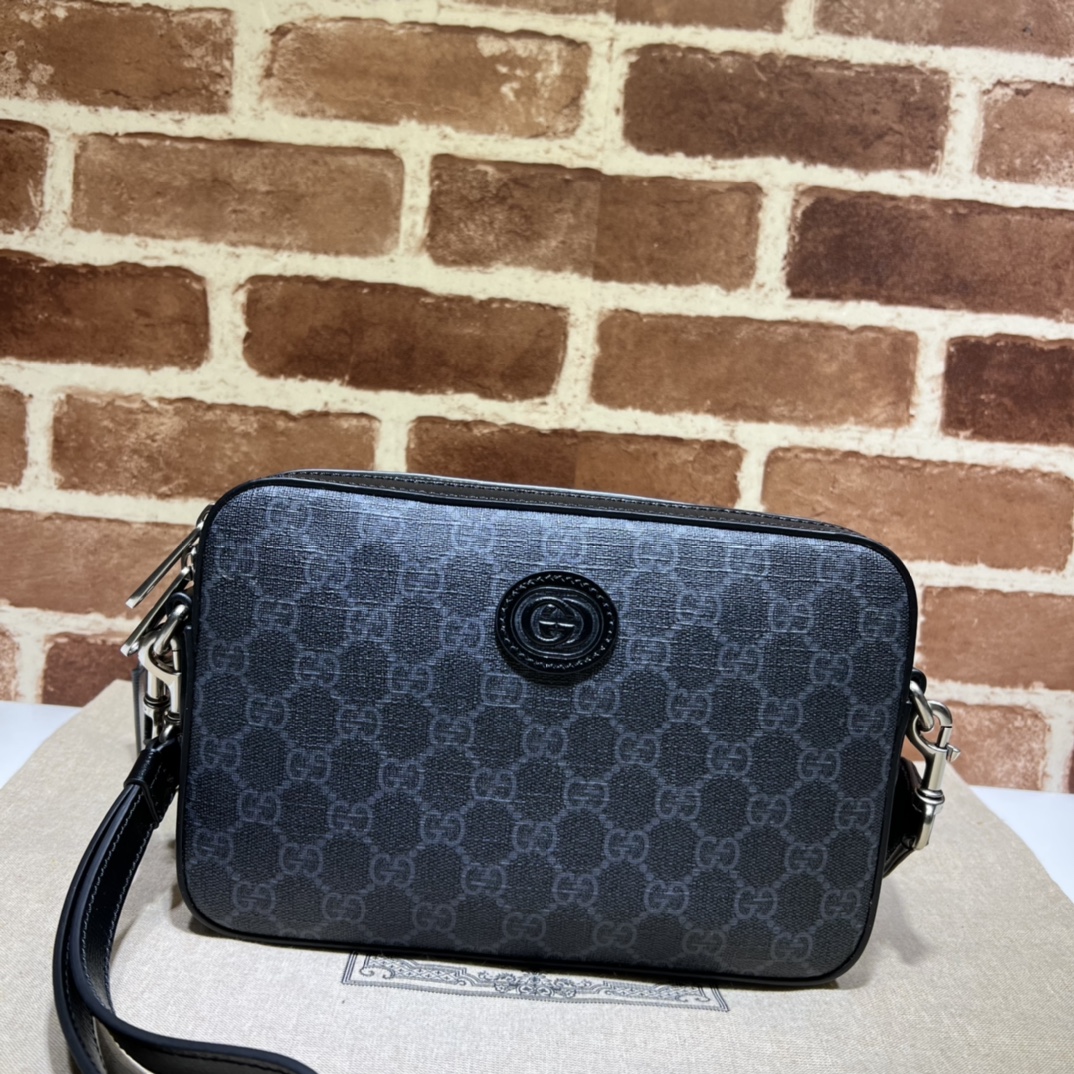 Bagsaaa Gvc*1 Ophidia Crossbody Bag Black - 23.5*16*4.5CM