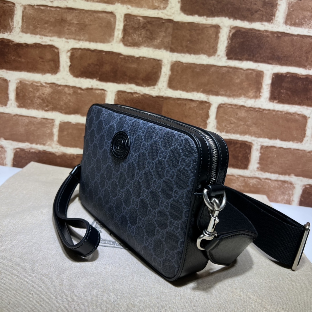 Bagsaaa Gvc*1 Ophidia Crossbody Bag Black - 23.5*16*4.5CM