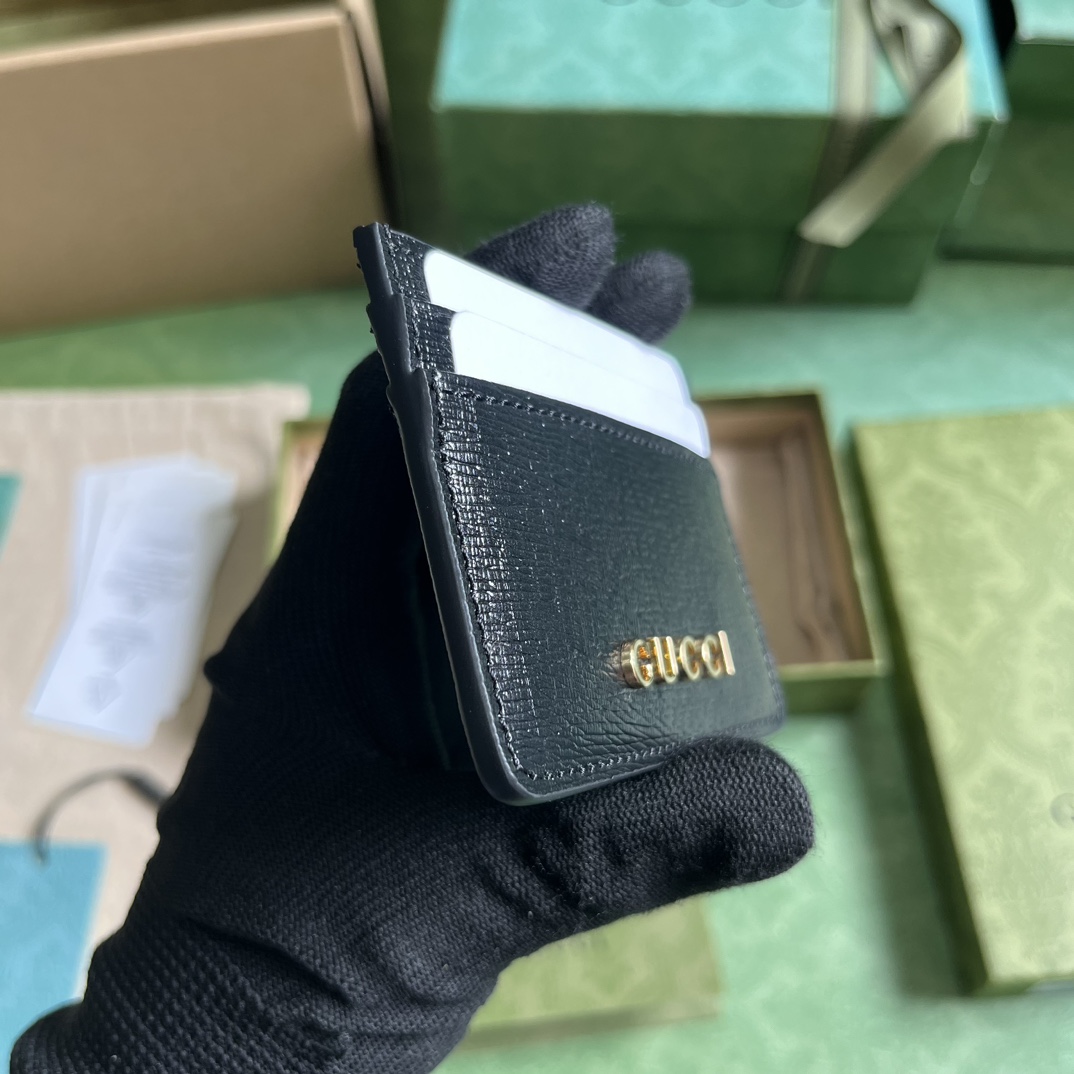 Bagsaaa Gvc*1 Card Case With Gvc*1 Logo