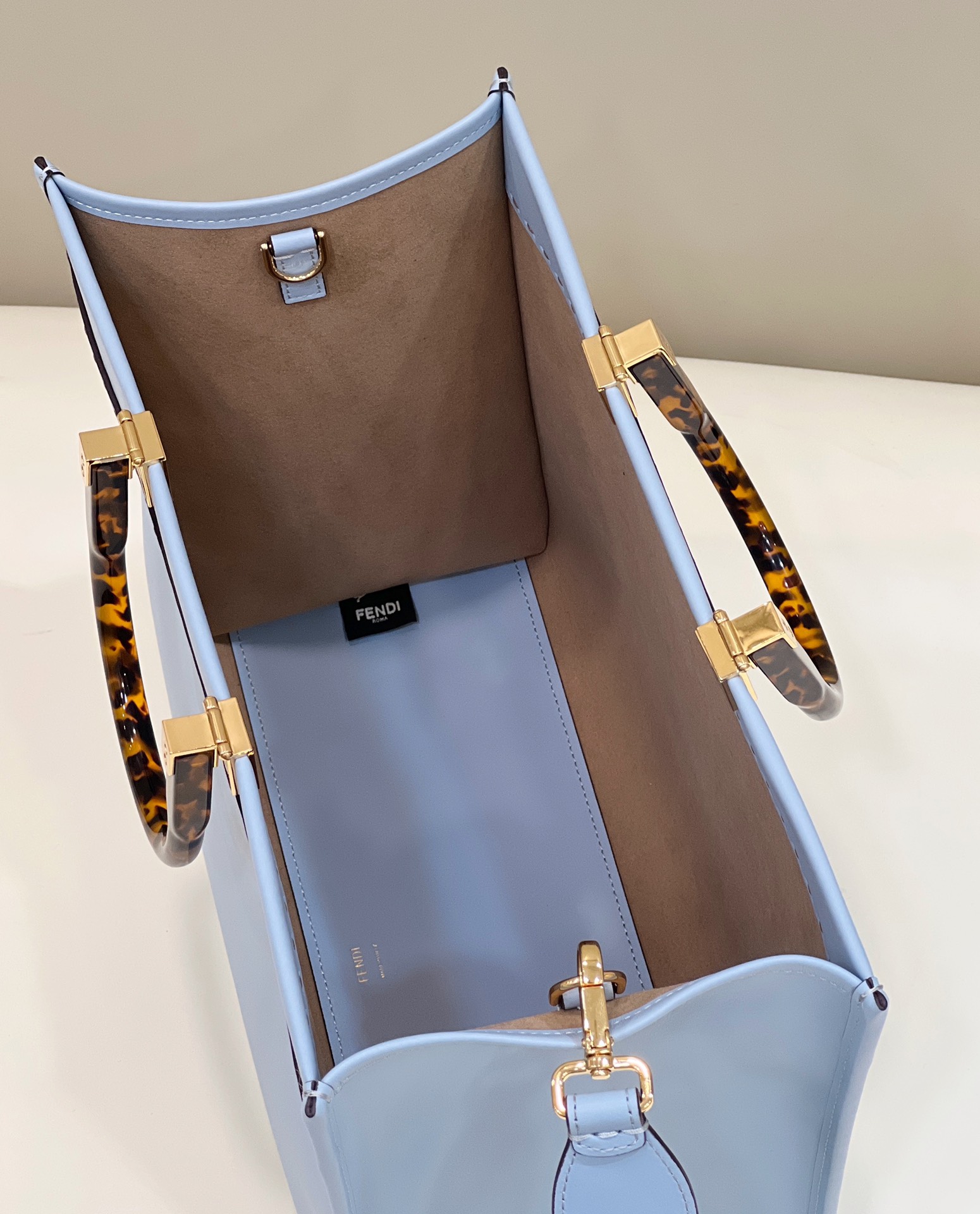 Bagsaaa F**di Sunshine Medium Tote Blue - 35*17*31cm