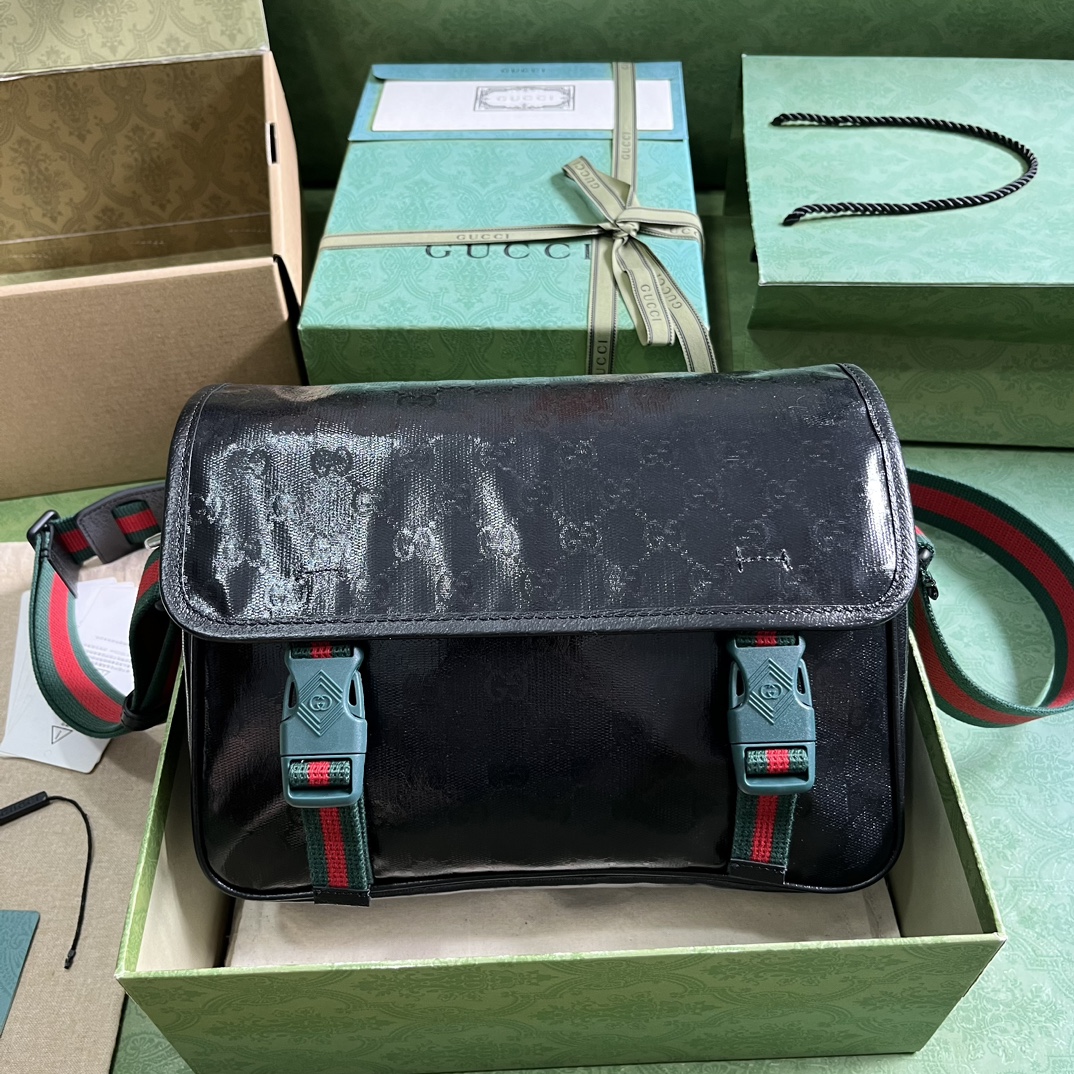 Bagsaaa Gvc*1 GG Messenger Bag Black - 27*20*10cm