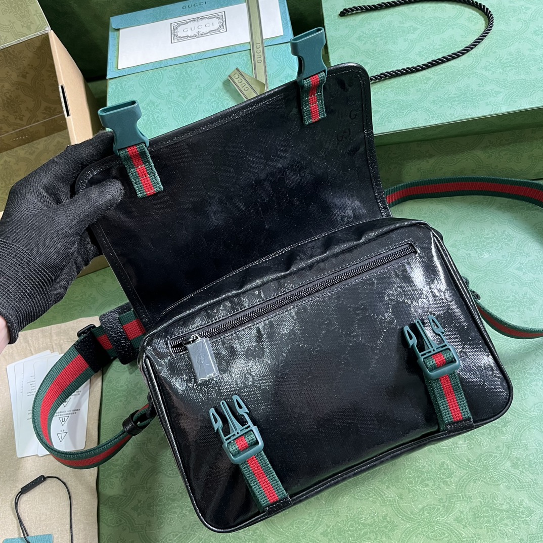 Bagsaaa Gvc*1 GG Messenger Bag Black - 27*20*10cm