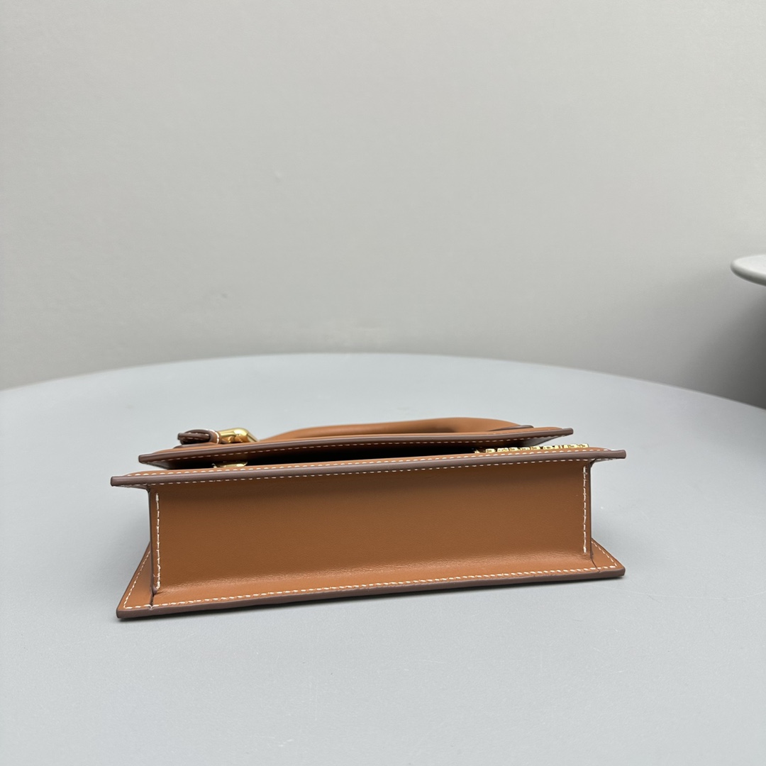Bagsaaa Jacquemus chiquito crossbody bag brown - 21*10*6CM
