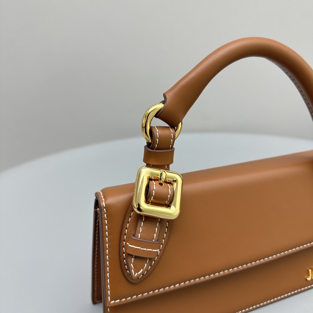 Bagsaaa Jacquemus chiquito crossbody bag brown - 21*10*6CM