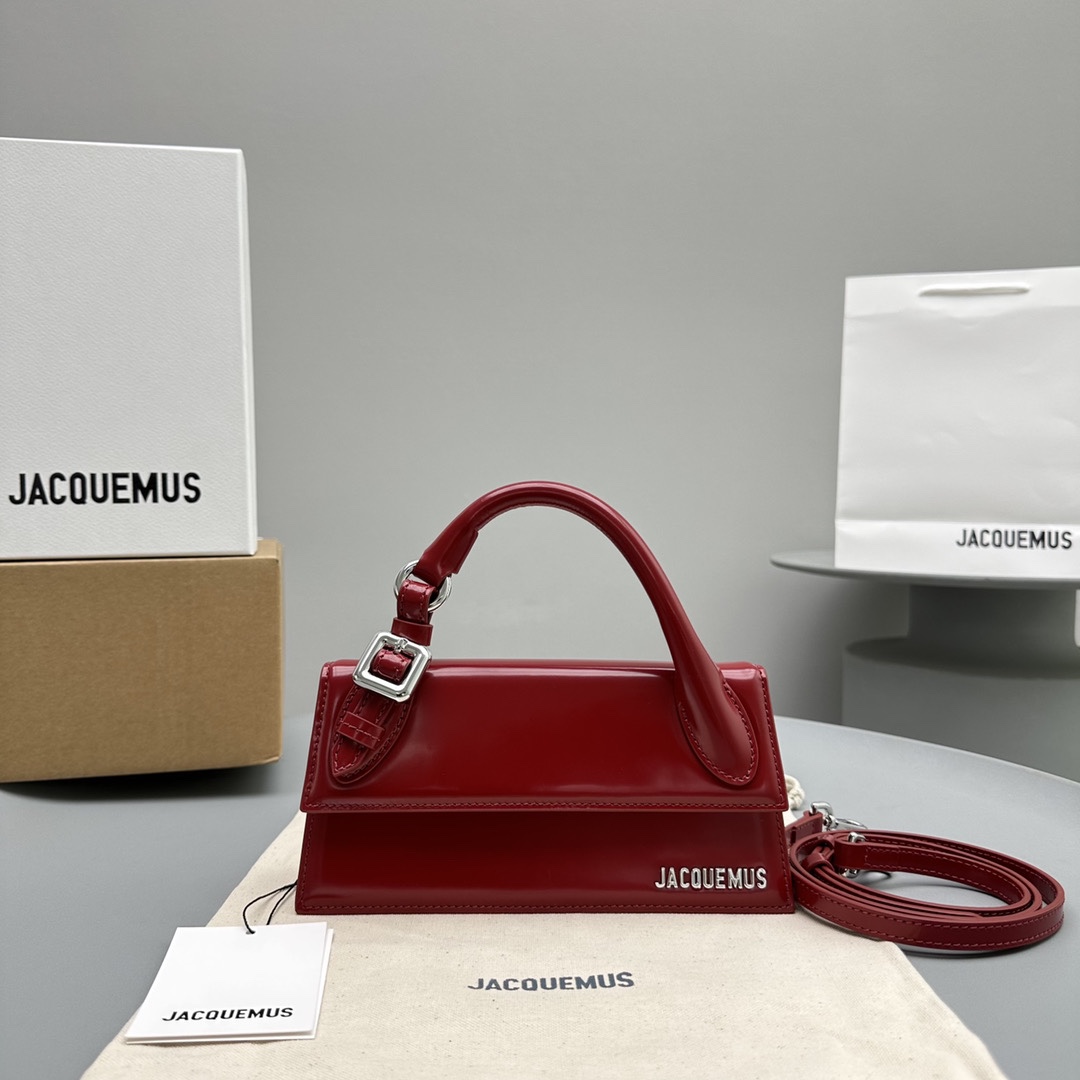 Bagsaaa Jacquemus chiquito crossbody bag red - 21*10*6CM