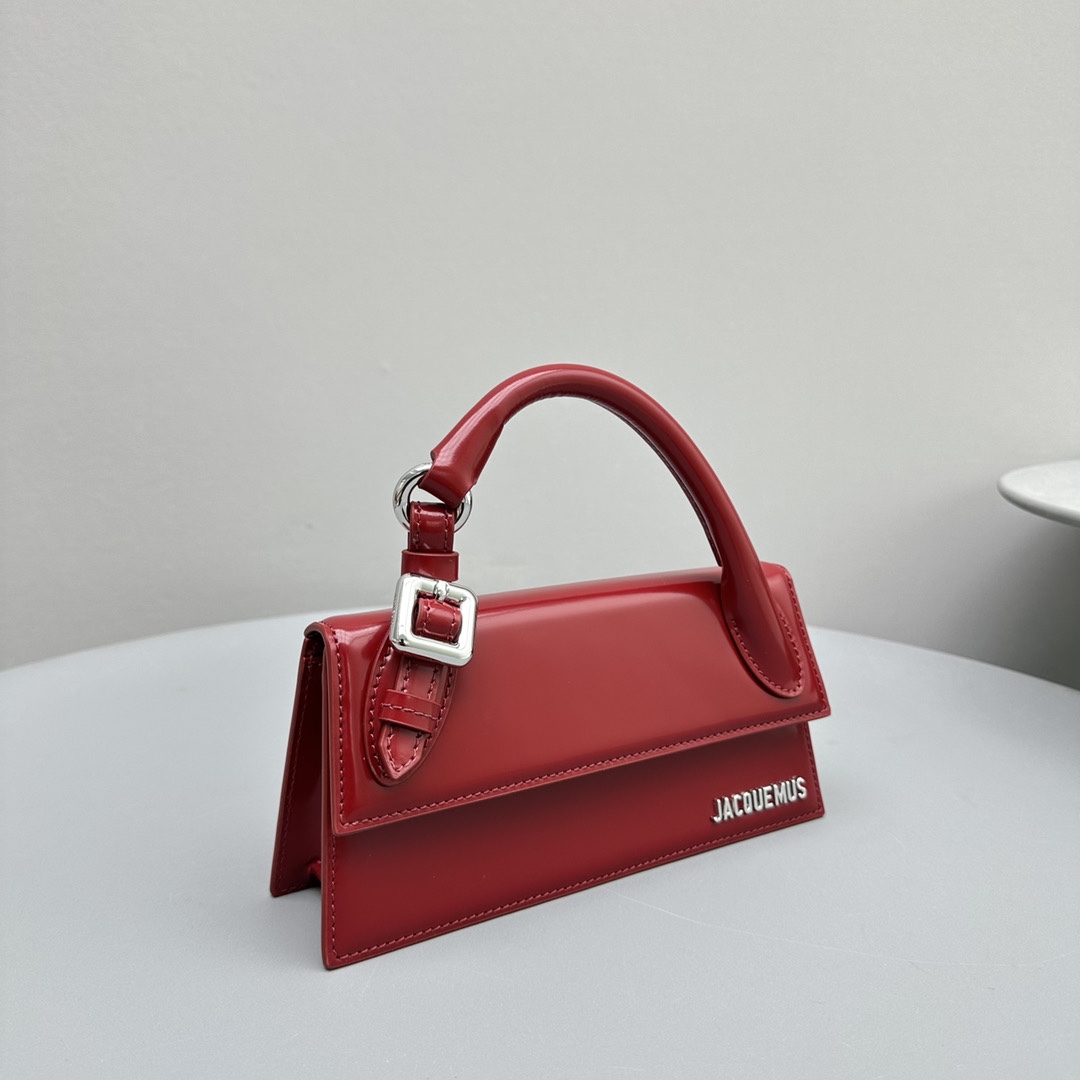 Bagsaaa Jacquemus chiquito crossbody bag red - 21*10*6CM