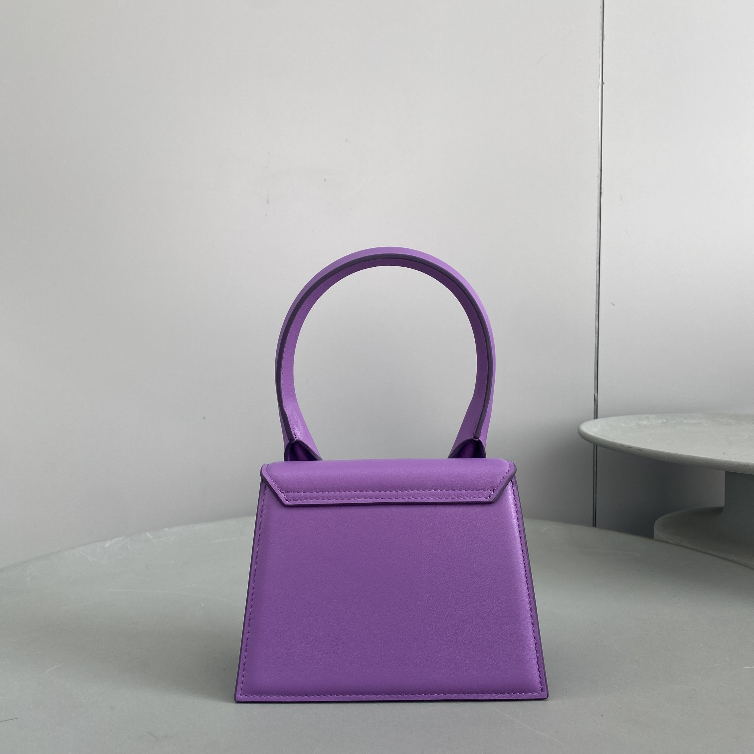 Bagsaaa Jacuqemus Le Chiquito Moyen Bag In Purple 18*15.5*8CM