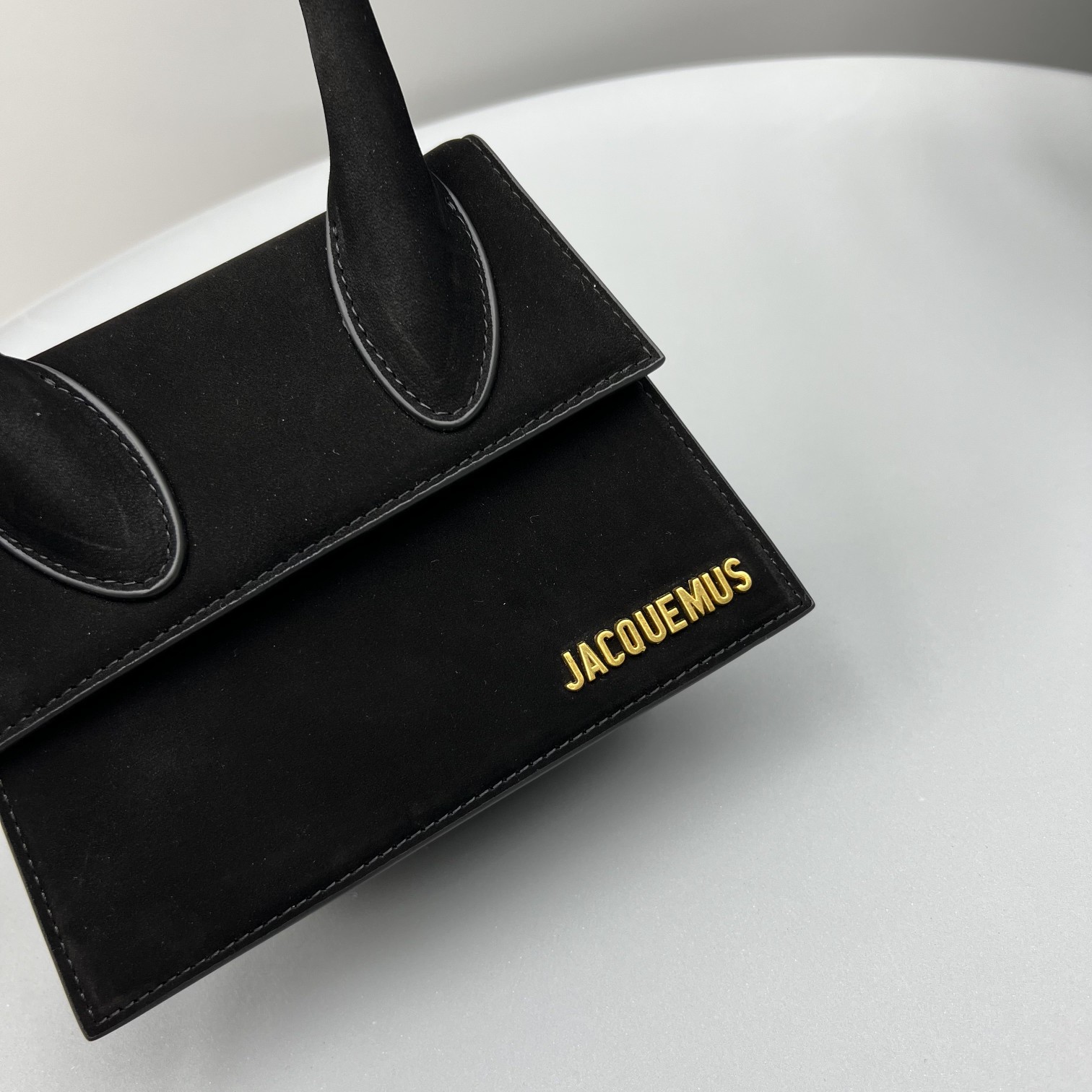 Bagsaaa Jacuqemus Le Chiquito Moyen Bag In Black Velvet 18*15.5*8CM