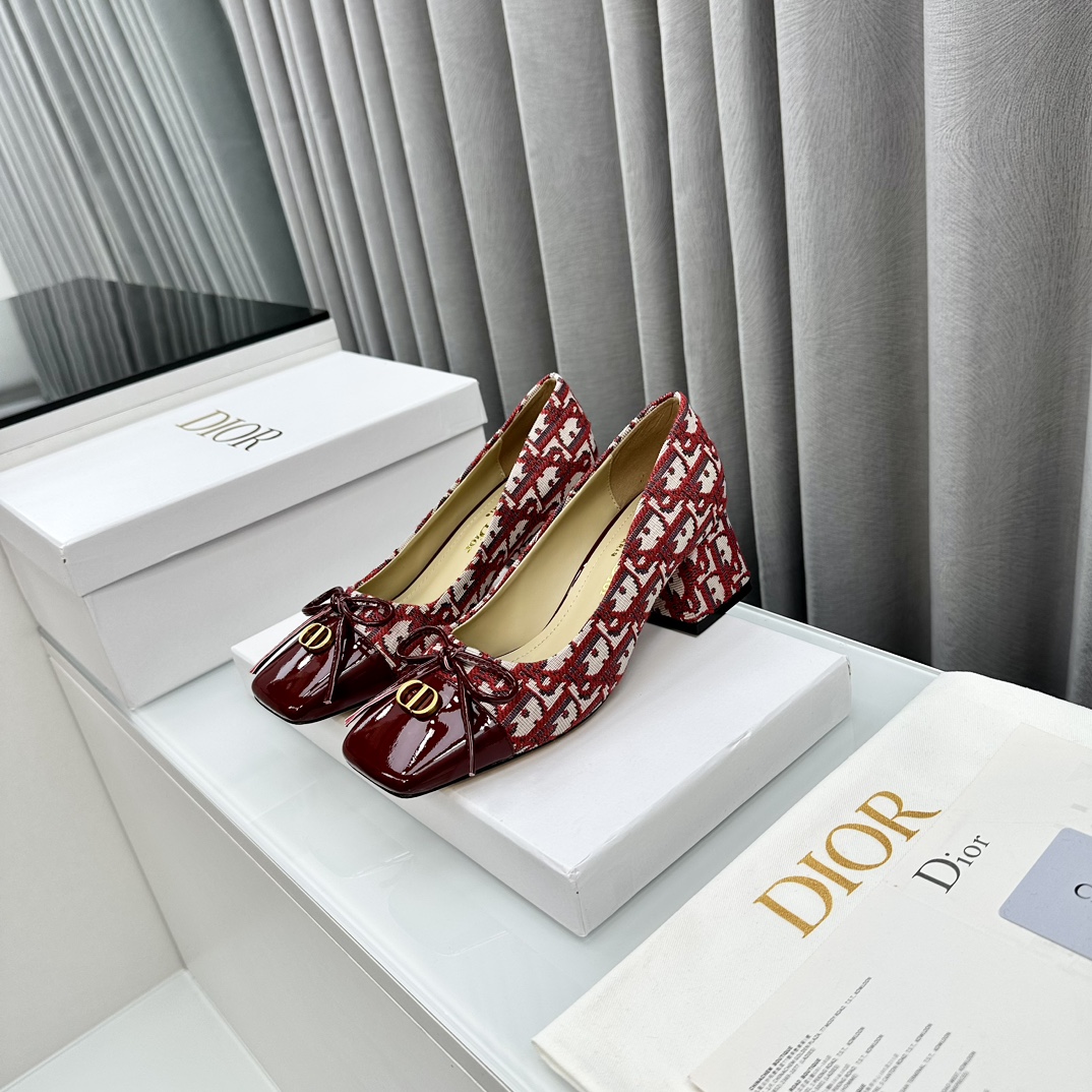 Bagsaaa D10r Oblique Red Heels