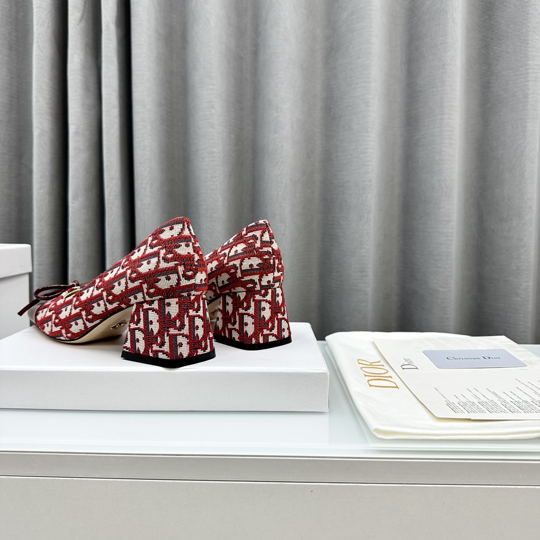 Bagsaaa D10r Oblique Red Heels