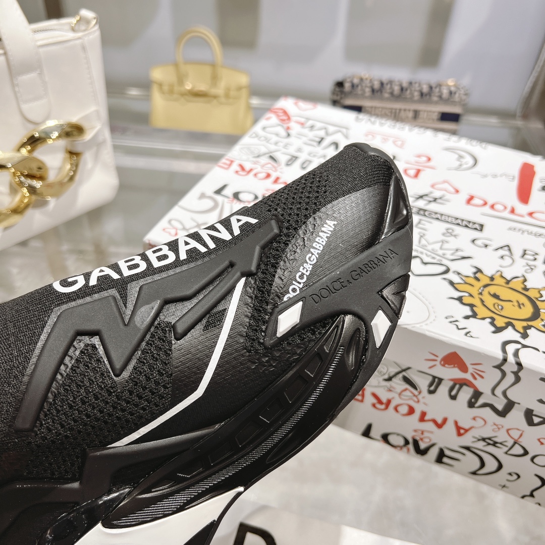 Bagsaaa Docle & Gabbana Black Sneakers