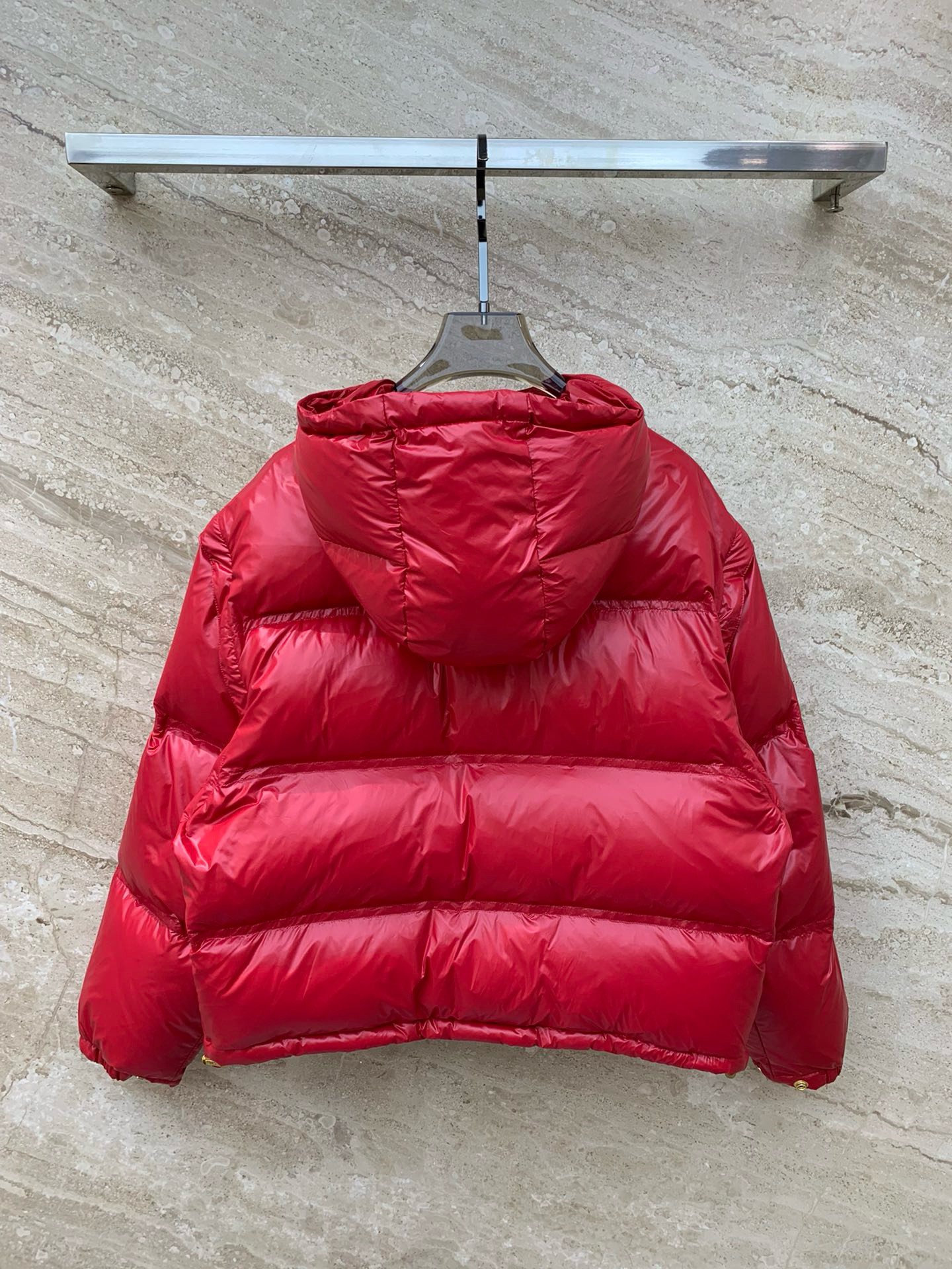 Bagsaaa Ce1i*e Down Jacket In Red With RemovableSleeves