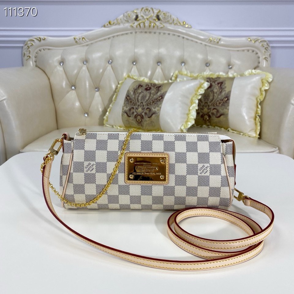 Bagsaaa L0vis Vvtt0n Eva Damier Azur Bag - 25x4x13cm