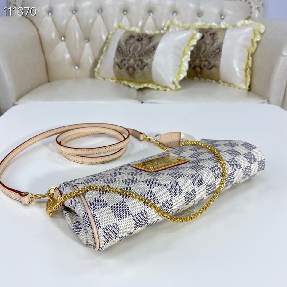 Bagsaaa L0vis Vvtt0n Eva Damier Azur Bag - 25x4x13cm