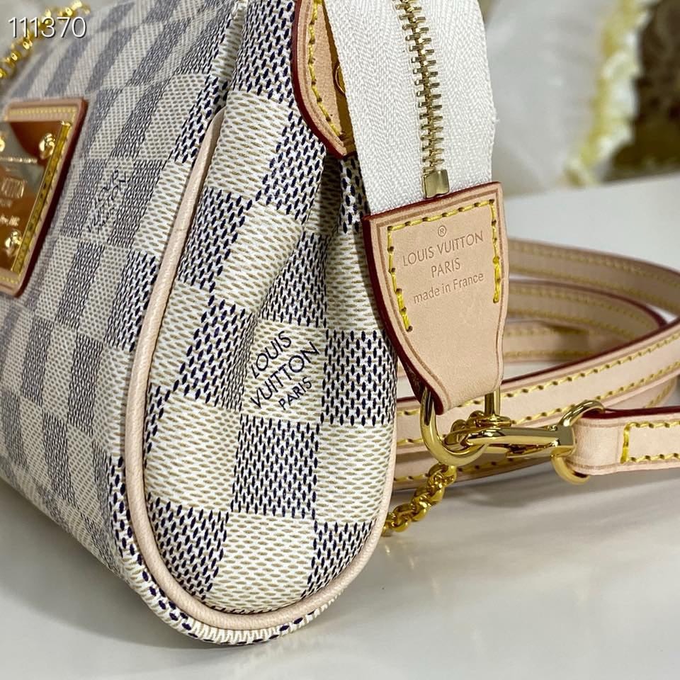 Bagsaaa L0vis Vvtt0n Eva Damier Azur Bag - 25x4x13cm