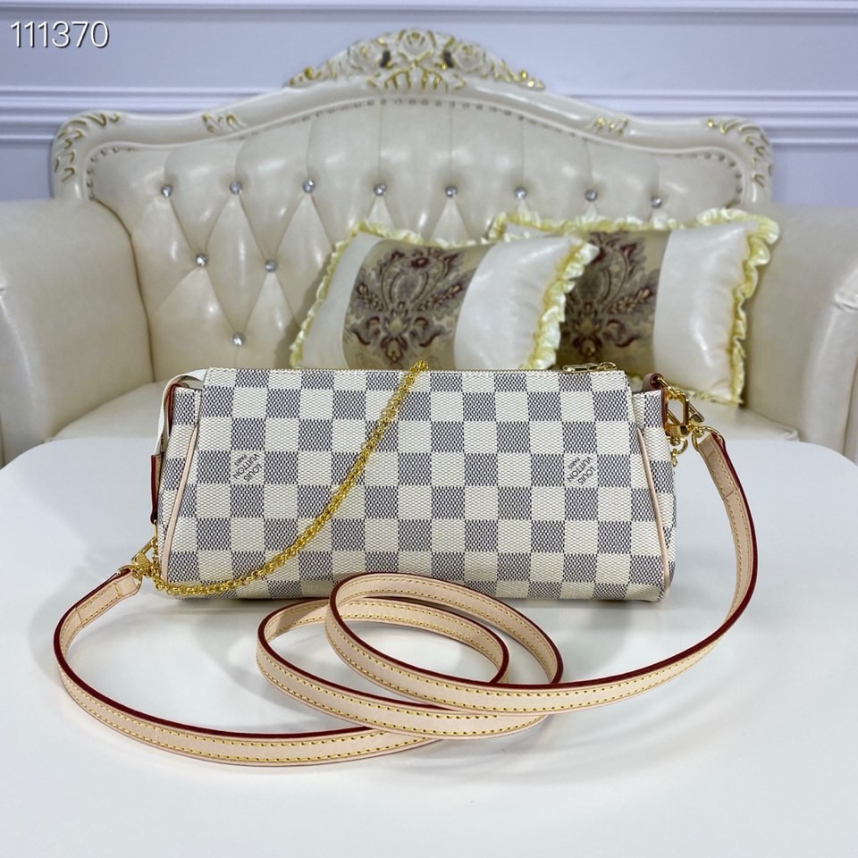 Bagsaaa L0vis Vvtt0n Eva Damier Azur Bag - 25x4x13cm