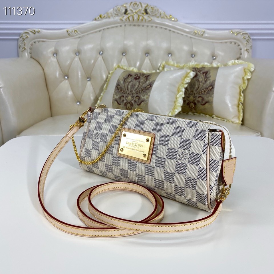 Bagsaaa L0vis Vvtt0n Eva Damier Azur Bag - 25x4x13cm