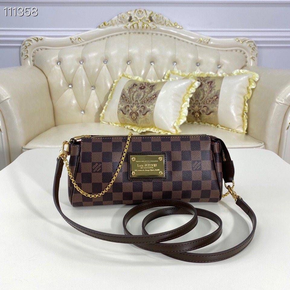Bagsaaa L0vis Vvtt0n Eva Damier Ebene Bag - 25x4x13cm