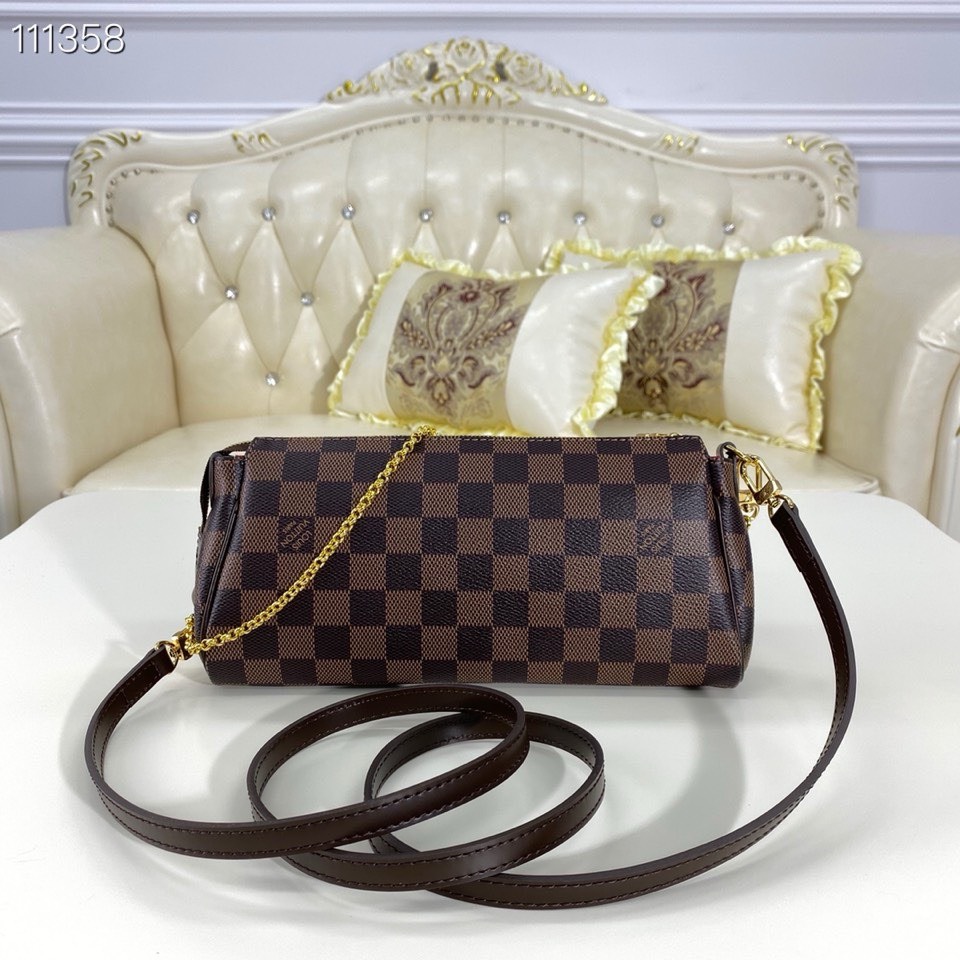 Bagsaaa L0vis Vvtt0n Eva Damier Ebene Bag - 25x4x13cm