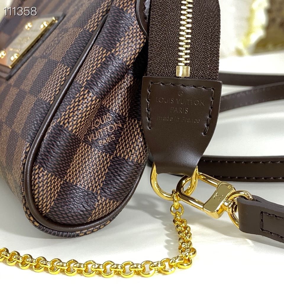 Bagsaaa L0vis Vvtt0n Eva Damier Ebene Bag - 25x4x13cm