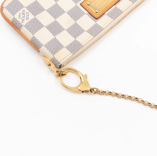 Bagsaaa L0vis Vvtt0n Milla MM Pochette Damier Azur - 20 x 11 x 1.5 cm