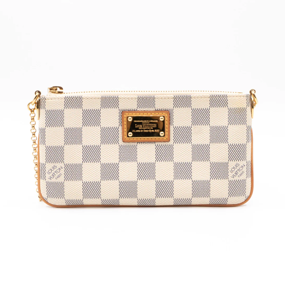 Bagsaaa L0vis Vvtt0n Milla MM Pochette Damier Azur - 20 x 11 x 1.5 cm 