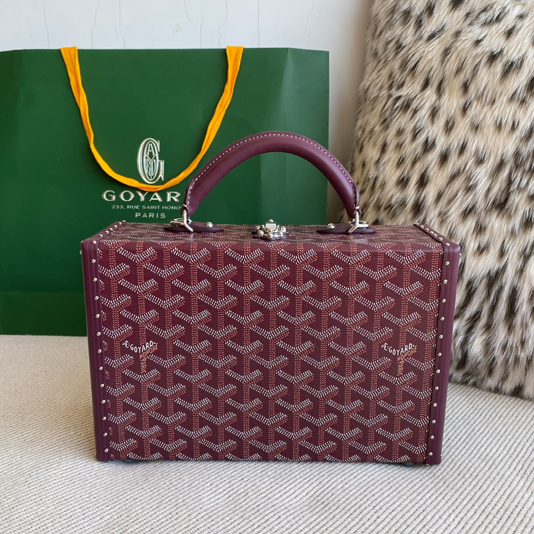 Bagsaaa G09ard Grand Hôtel Trunk Bag Burgundy