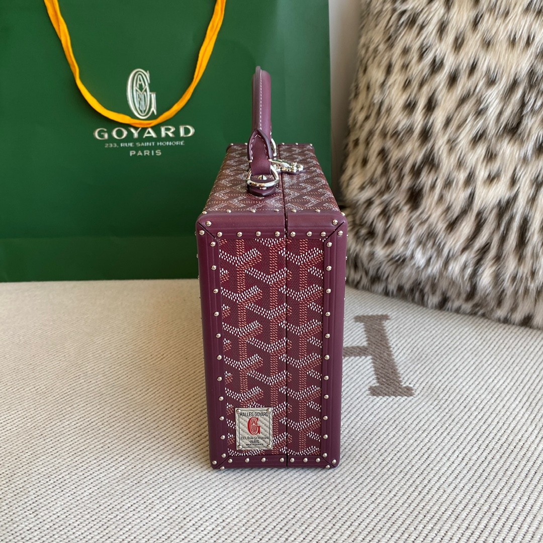 Bagsaaa G09ard Grand Hôtel Trunk Bag Burgundy