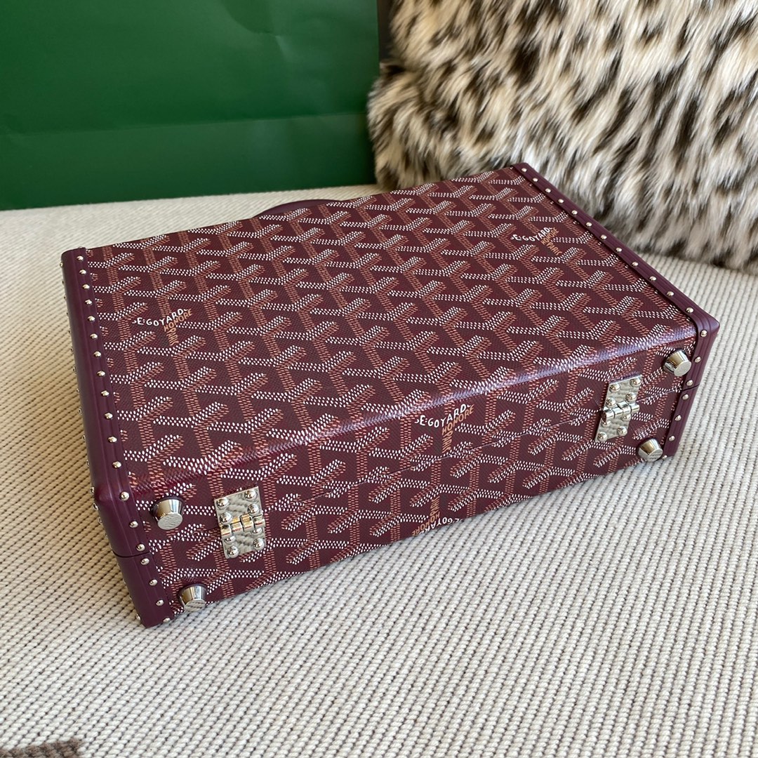 Bagsaaa G09ard Grand Hôtel Trunk Bag Burgundy