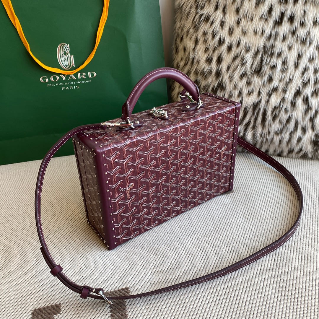 Bagsaaa G09ard Grand Hôtel Trunk Bag Burgundy