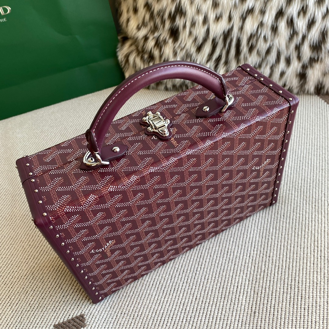 Bagsaaa G09ard Grand Hôtel Trunk Bag Burgundy