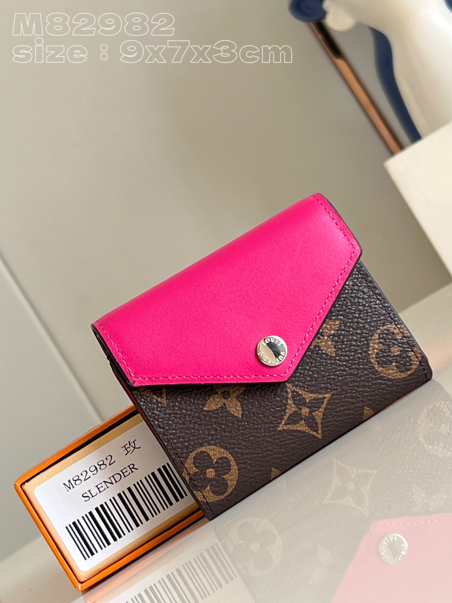 Bagsaaa L0vis Vvtt0n Zoe Monogram Canvas Wallet