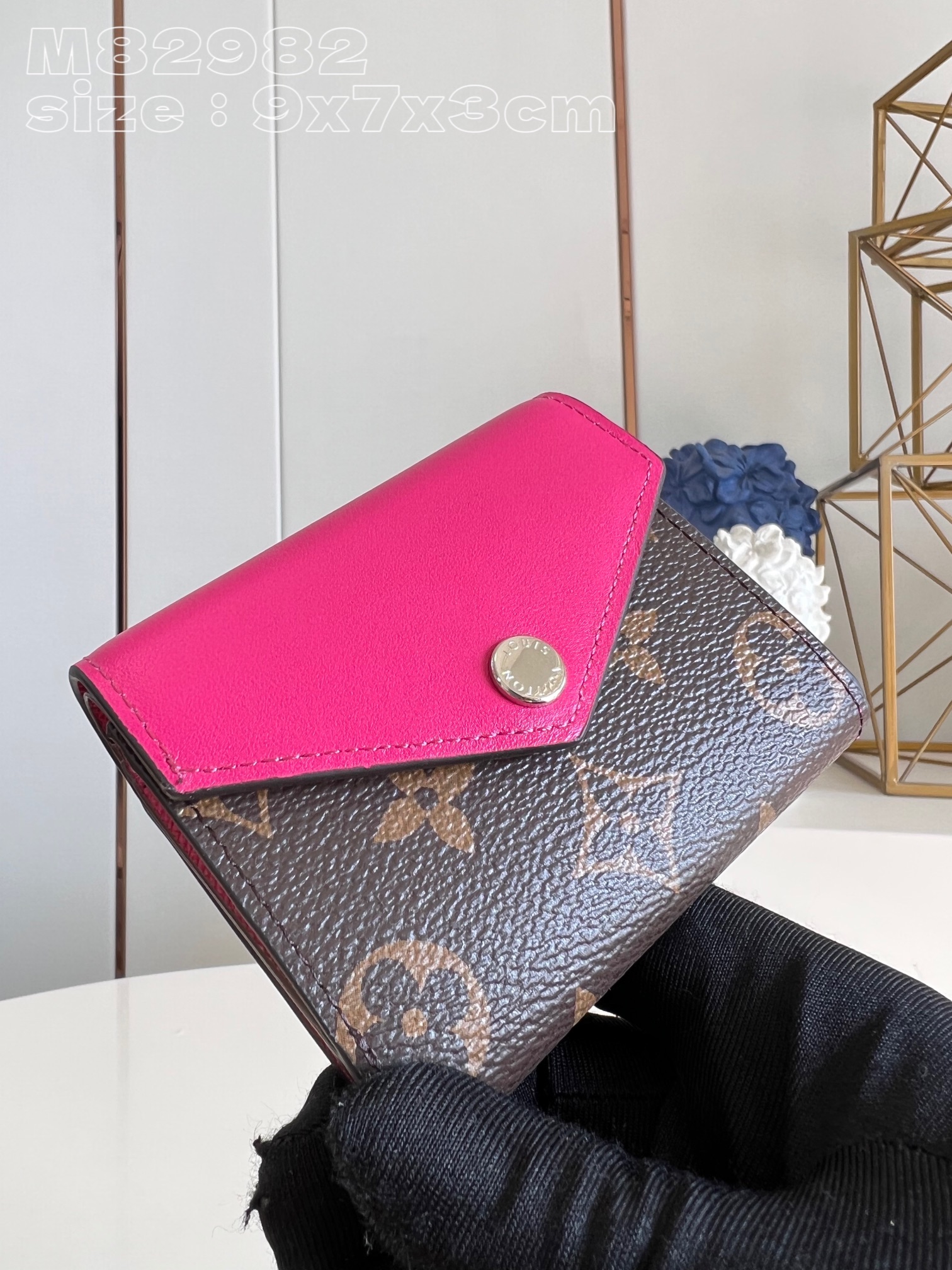 Bagsaaa L0vis Vvtt0n Zoe Monogram Canvas Wallet