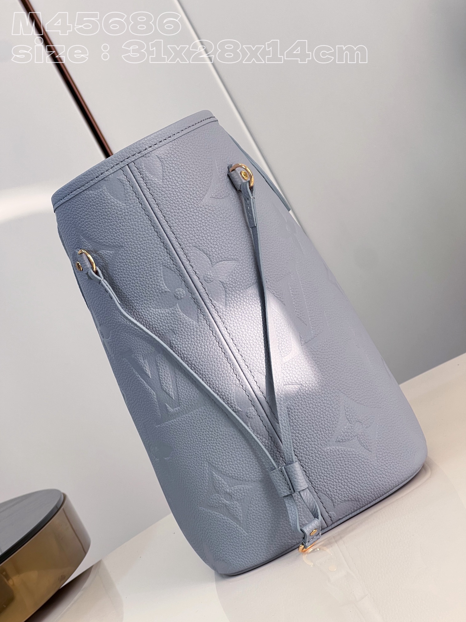 Bagsaaa L0vis Vvtt0n Neverfull MM Monogram Empreinte Blue