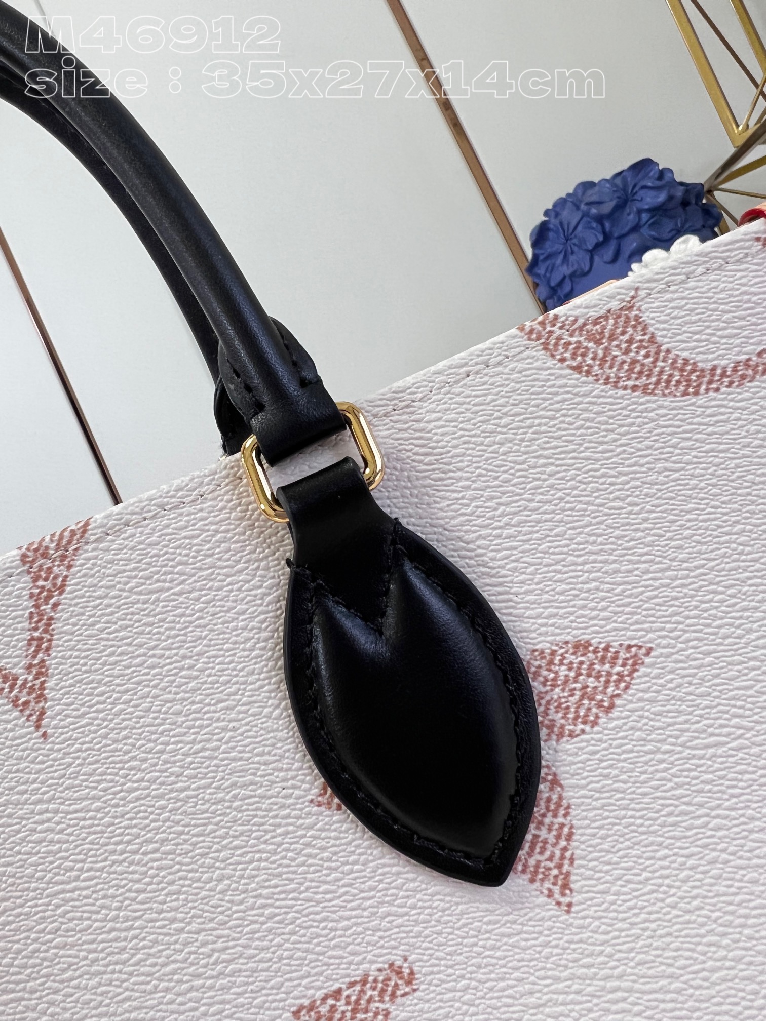 Bagsaaa L0vis Vvtt0n M46912 OnTheGo MM Tote Bag Monogram Dune - 35 x 27 x 14 cm