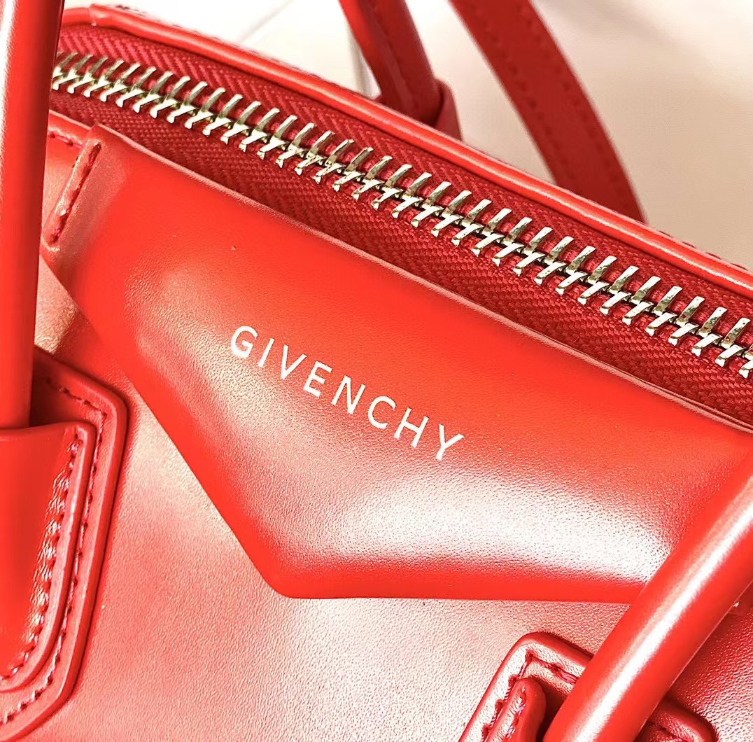 Bagsaaa Givenchy Mini Antigona Red - 22*27*13cm
