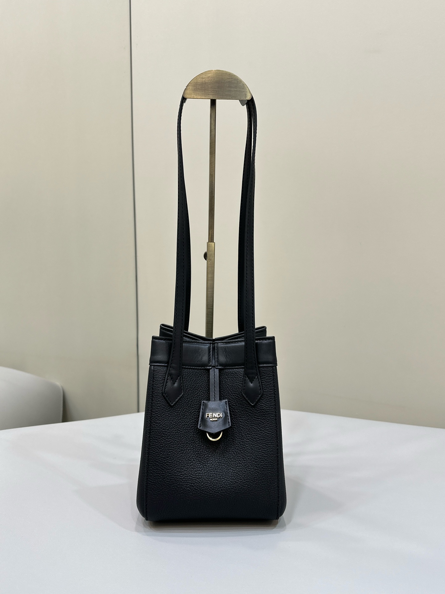 Bagsaaa F**di Origami Mini Black leather bag that can be transformed