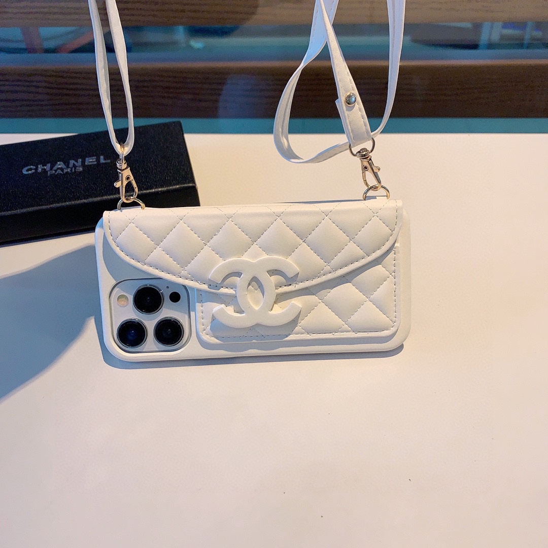 Bagsaaa Ch**el CC Logo Quilted Lambskin Leather