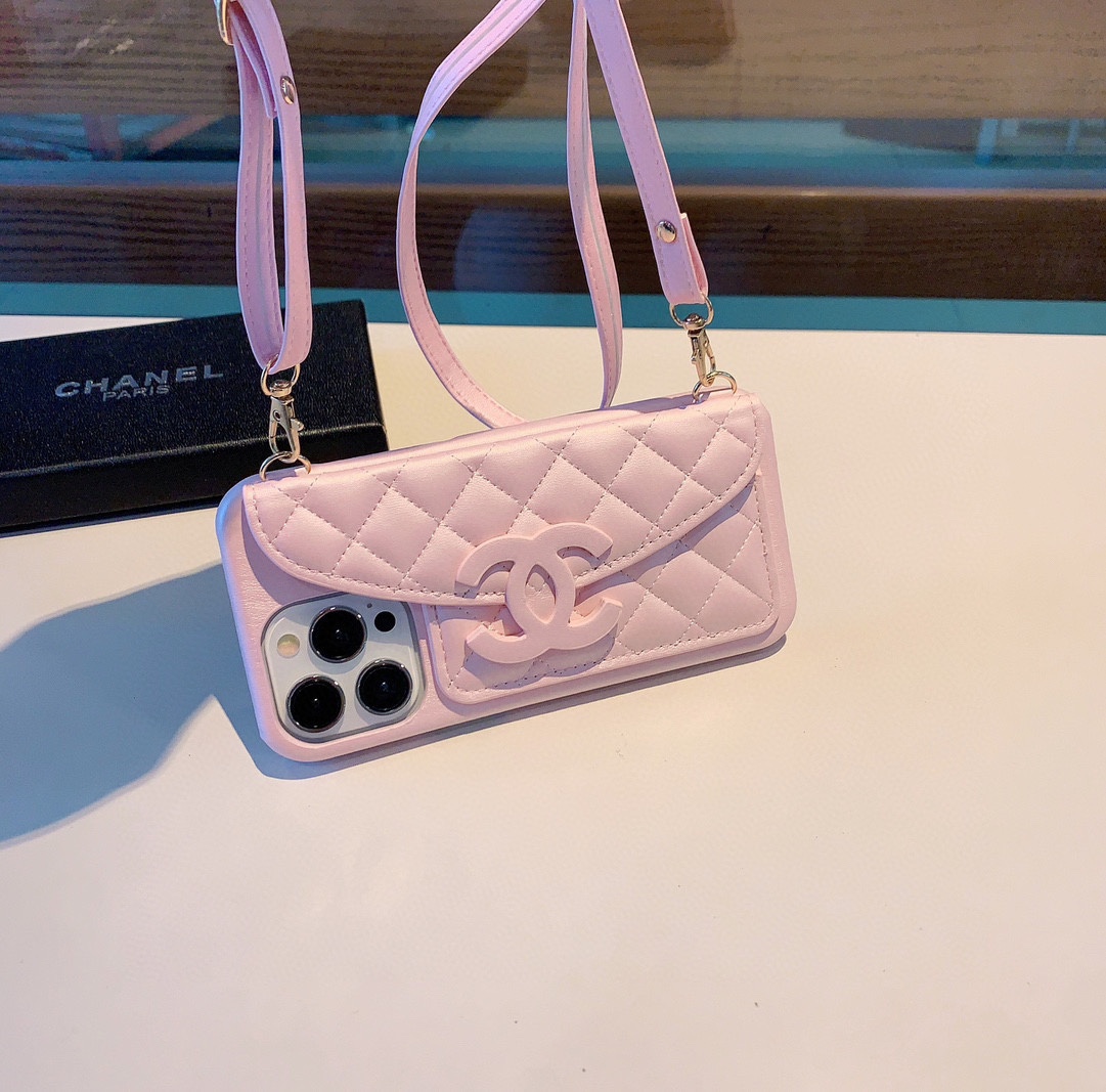 Bagsaaa Ch**el CC Logo Quilted Lambskin Leather